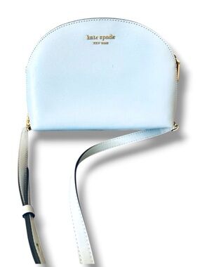Kate Spade Morgan Double Dome Leather Crossbody  Saffiano Leather Designer Bag